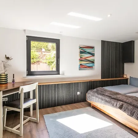 Eifelbergversteck Grosse Und Moderne Einliegerwohnung In Апартаменты Майен